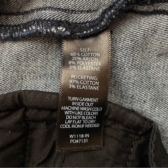 Betabrand Yoga Denim Straight Leg Large Petite - Picture 6 of 8